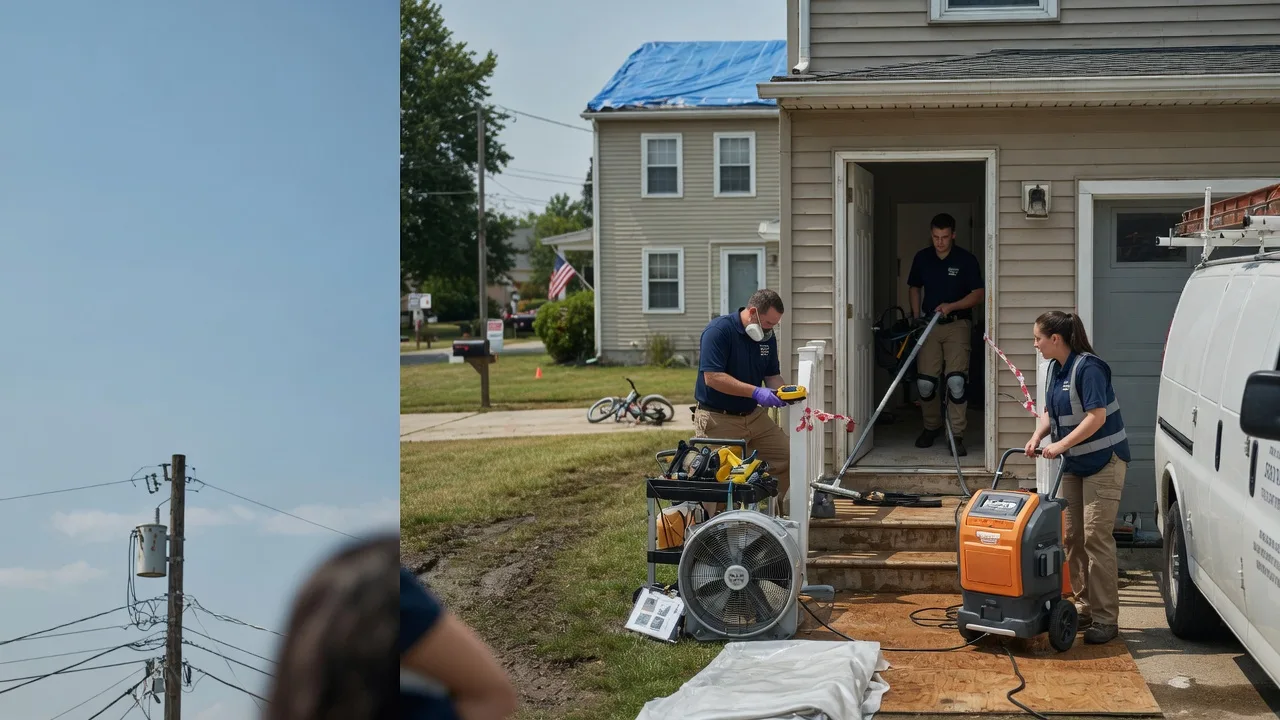 Water Damage Repair in Packwaukee, WI near me